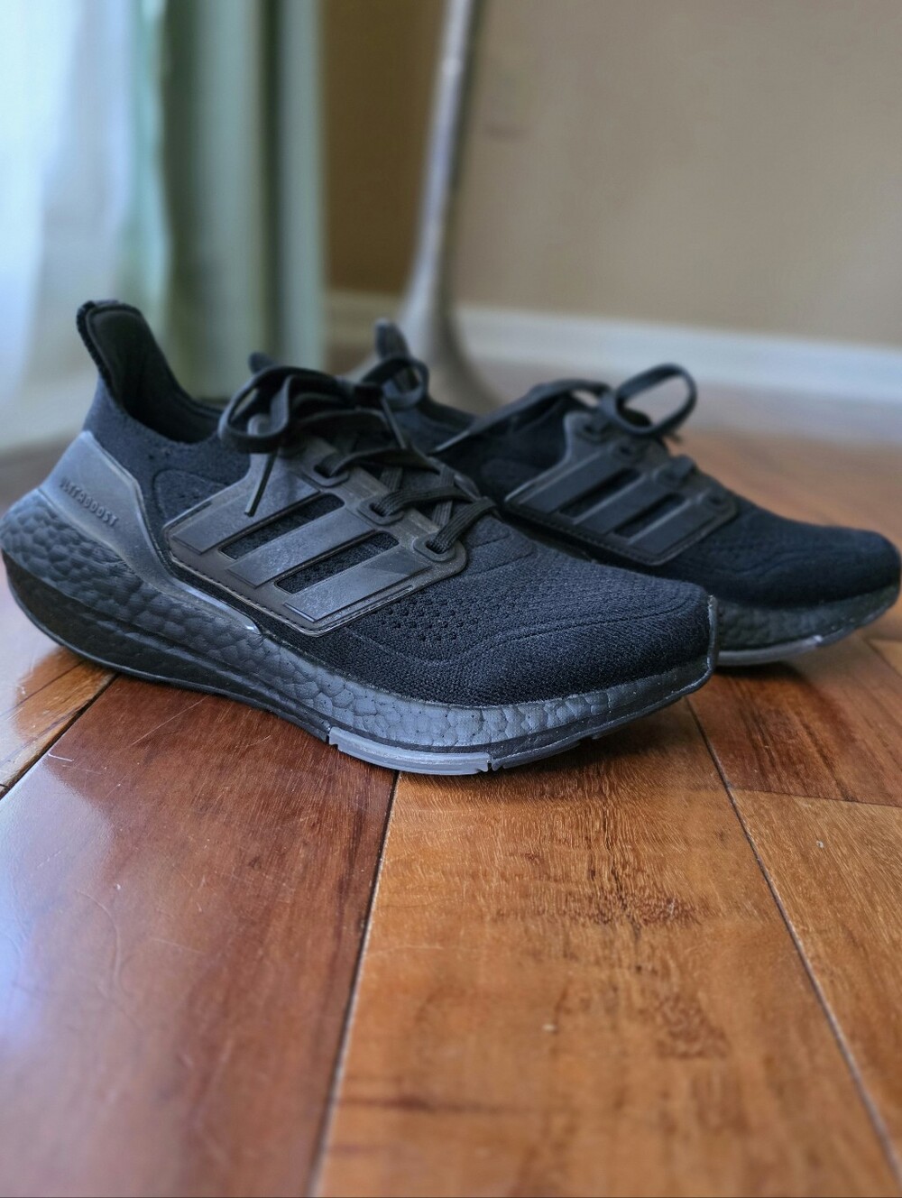 adidas Ultraboost 21 Triple Black Sneaker Adult Women's Size 5 (Fits 4Y) FY5390